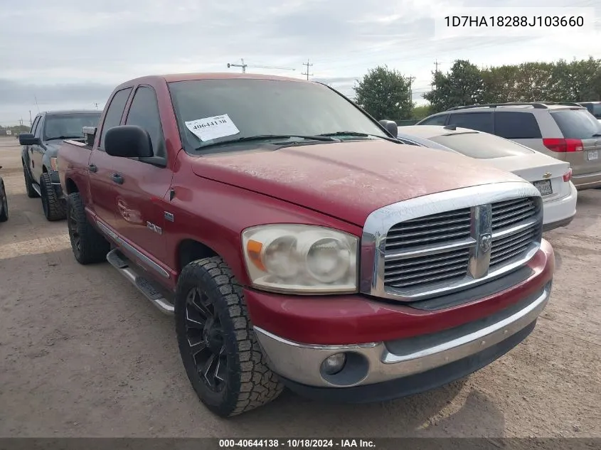 2008 Dodge Ram 1500 Slt VIN: 1D7HA18288J103660 Lot: 40644138