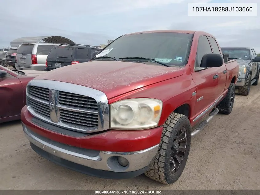 2008 Dodge Ram 1500 Slt VIN: 1D7HA18288J103660 Lot: 40644138