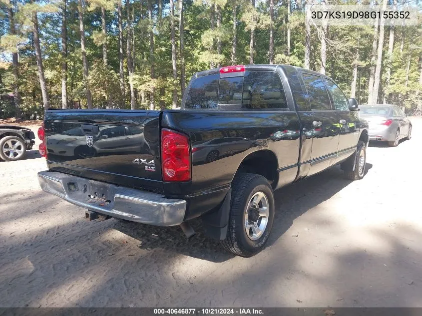 3D7KS19D98G155352 2008 Dodge Ram 1500