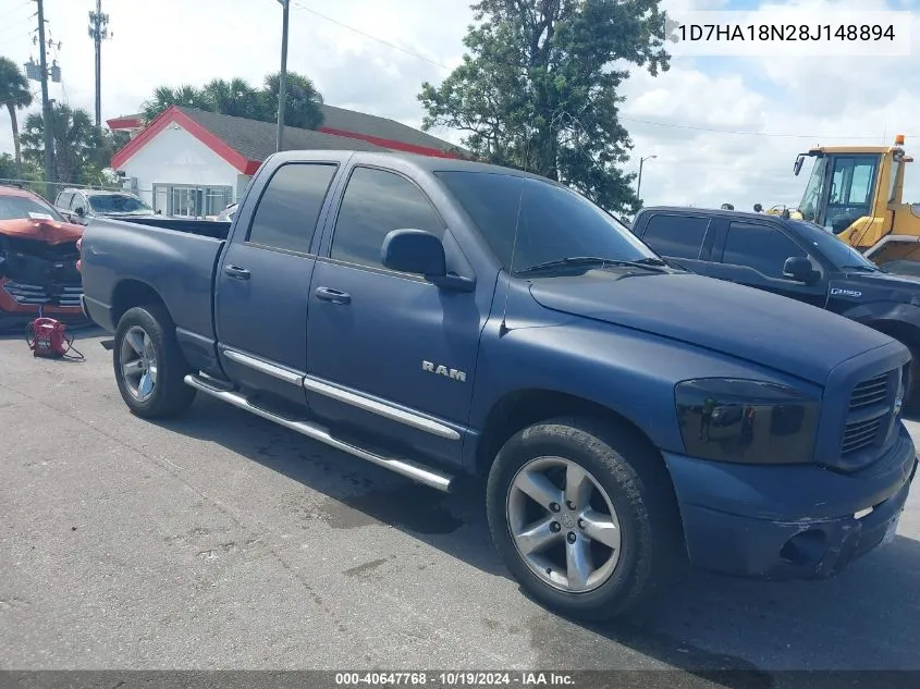 2008 Dodge Ram 1500 Slt VIN: 1D7HA18N28J148894 Lot: 40647768