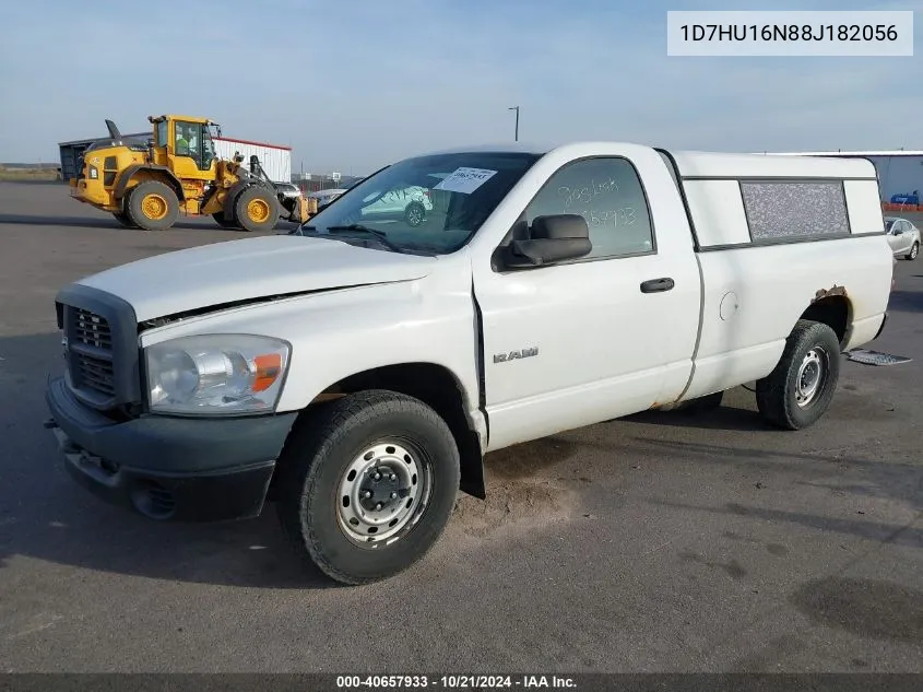 2008 Dodge Ram 1500 St/Sxt VIN: 1D7HU16N88J182056 Lot: 40657933