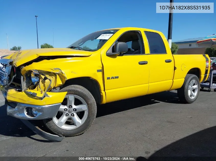 1D7HA182X8S531935 2008 Dodge Ram 1500 Slt