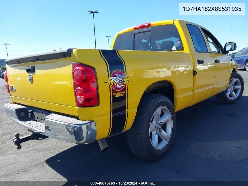 1D7HA182X8S531935 2008 Dodge Ram 1500 Slt