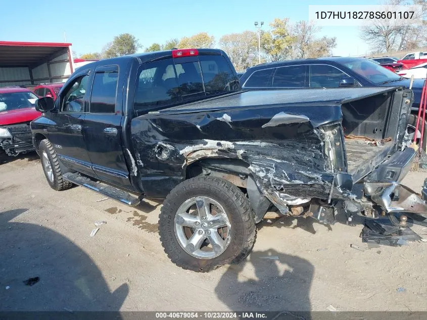 2008 Dodge Ram 1500 Laramie VIN: 1D7HU18278S601107 Lot: 40679054