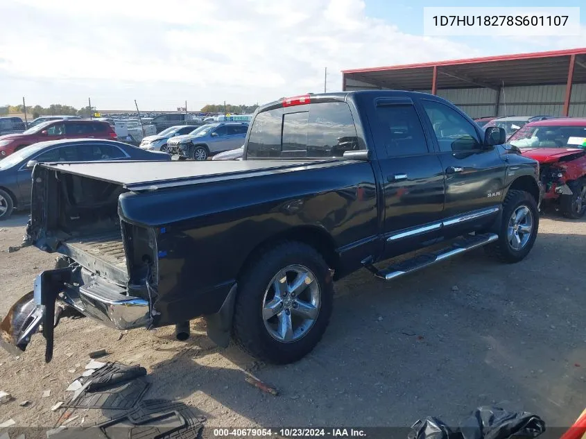 2008 Dodge Ram 1500 Laramie VIN: 1D7HU18278S601107 Lot: 40679054