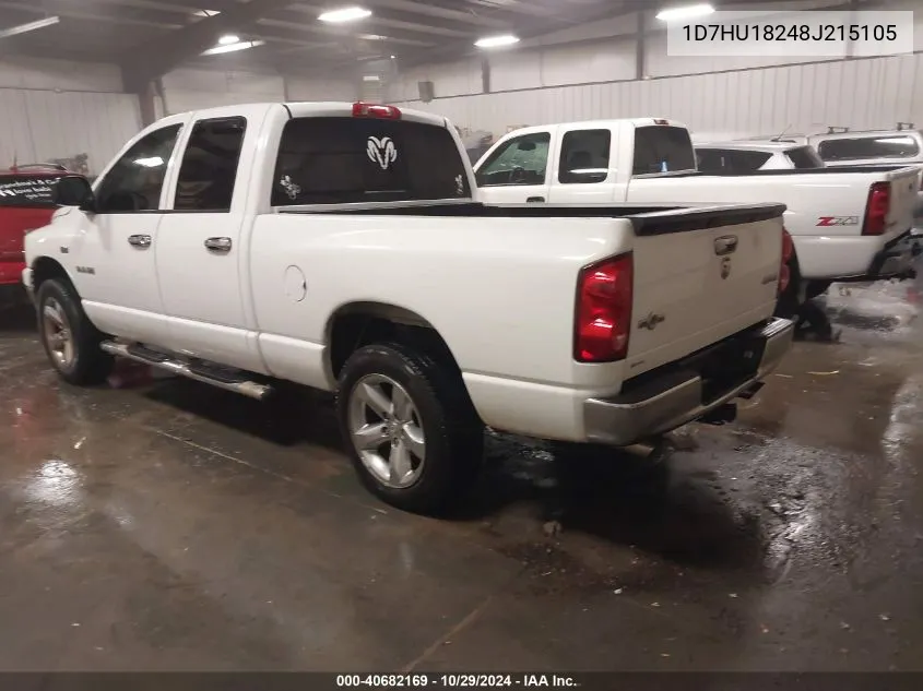 1D7HU18248J215105 2008 Dodge Ram 1500 Slt