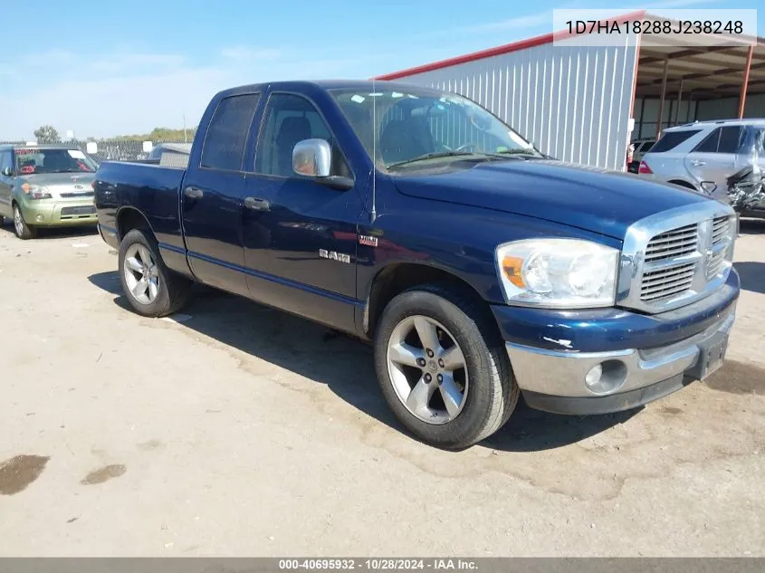 2008 Dodge Ram 1500 Slt VIN: 1D7HA18288J238248 Lot: 40695932