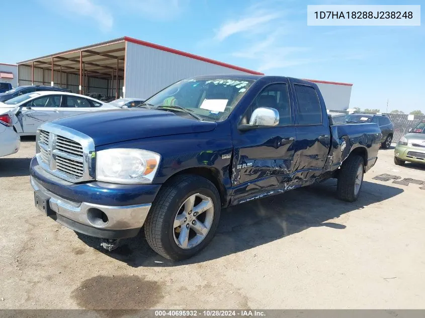 2008 Dodge Ram 1500 Slt VIN: 1D7HA18288J238248 Lot: 40695932