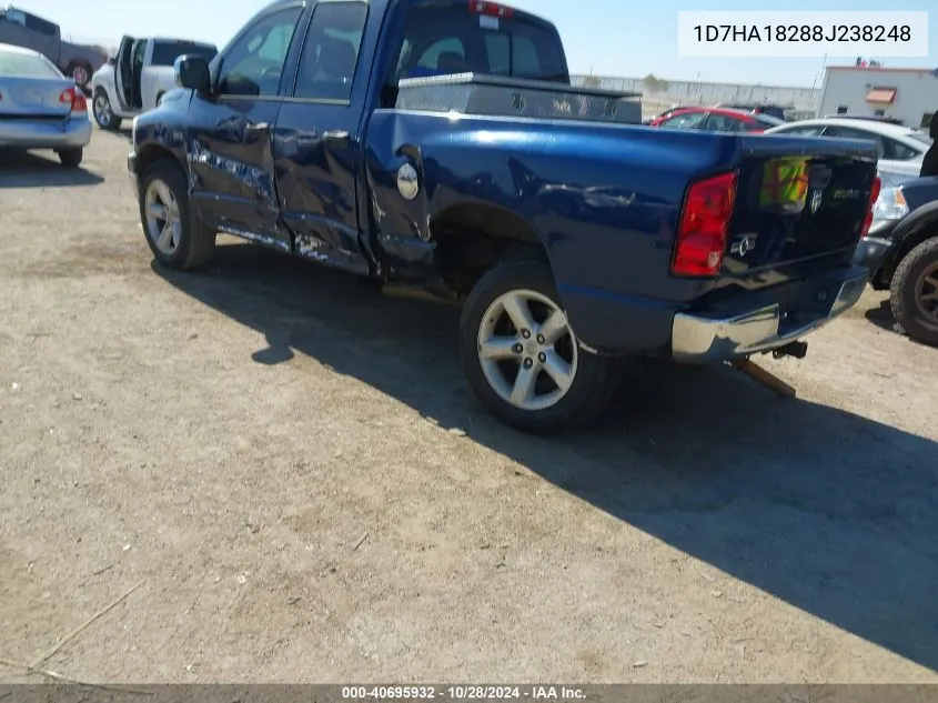 2008 Dodge Ram 1500 Slt VIN: 1D7HA18288J238248 Lot: 40695932