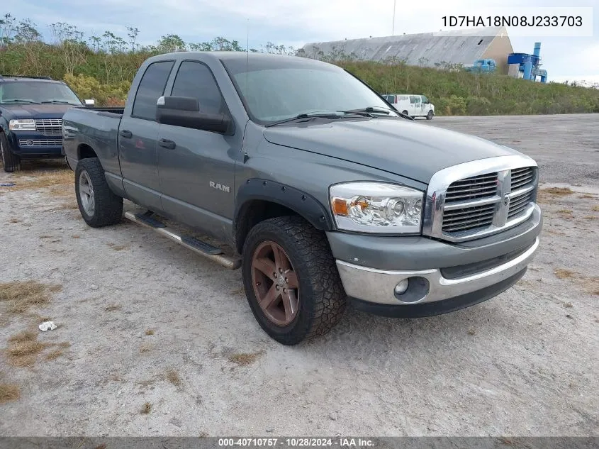 2008 Dodge Ram 1500 Slt VIN: 1D7HA18N08J233703 Lot: 40710757