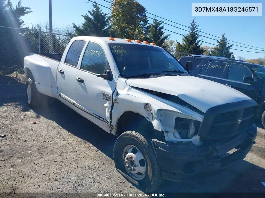 2008 Dodge Ram 3500 St/Sxt VIN: 3D7MX48A18G246571 Lot: 40735914