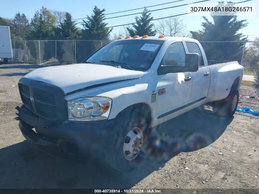 2008 Dodge Ram 3500 St/Sxt VIN: 3D7MX48A18G246571 Lot: 40735914