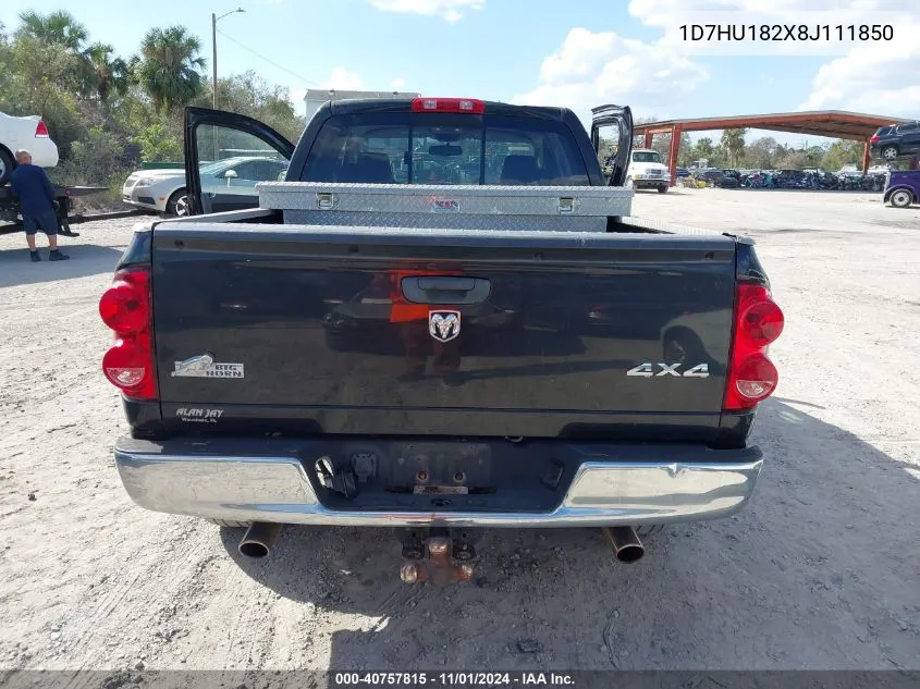 2008 Dodge Ram 1500 Slt VIN: 1D7HU182X8J111850 Lot: 40757815