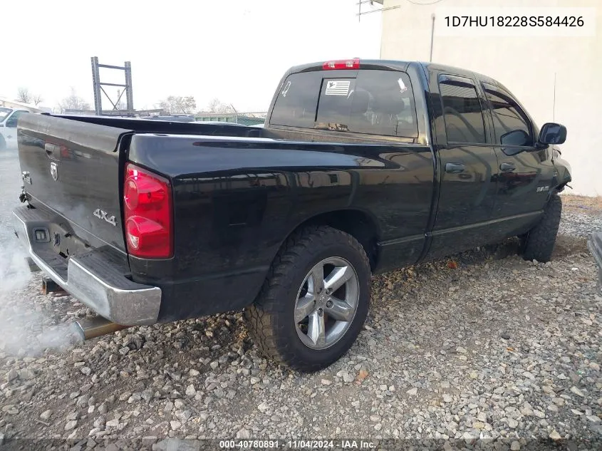 2008 Dodge Ram 1500 Slt VIN: 1D7HU18228S584426 Lot: 40780891