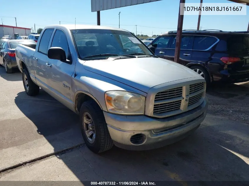 2008 Dodge Ram 1500 St VIN: 1D7HA18N18J161667 Lot: 40787332