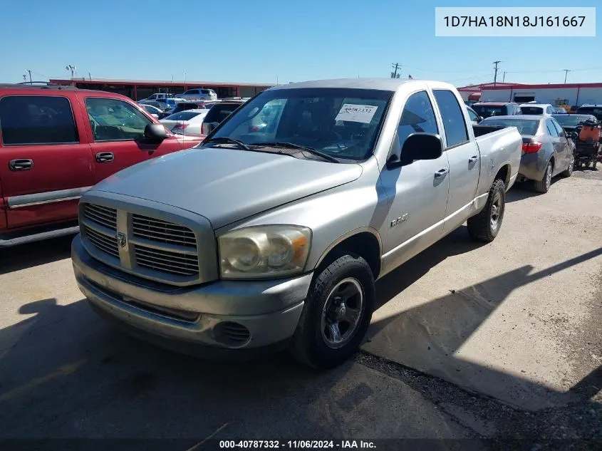 2008 Dodge Ram 1500 St VIN: 1D7HA18N18J161667 Lot: 40787332