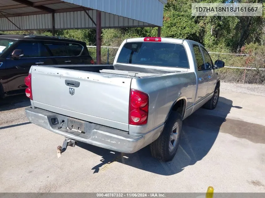 2008 Dodge Ram 1500 St VIN: 1D7HA18N18J161667 Lot: 40787332