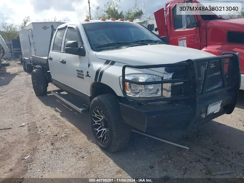 2008 Dodge Ram 3500 Slt VIN: 3D7MX48A38G213040 Lot: 40799251