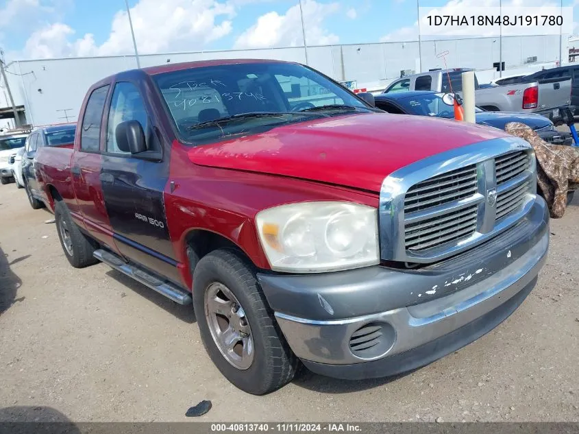 1D7HA18N48J191780 2008 Dodge Ram 1500 St