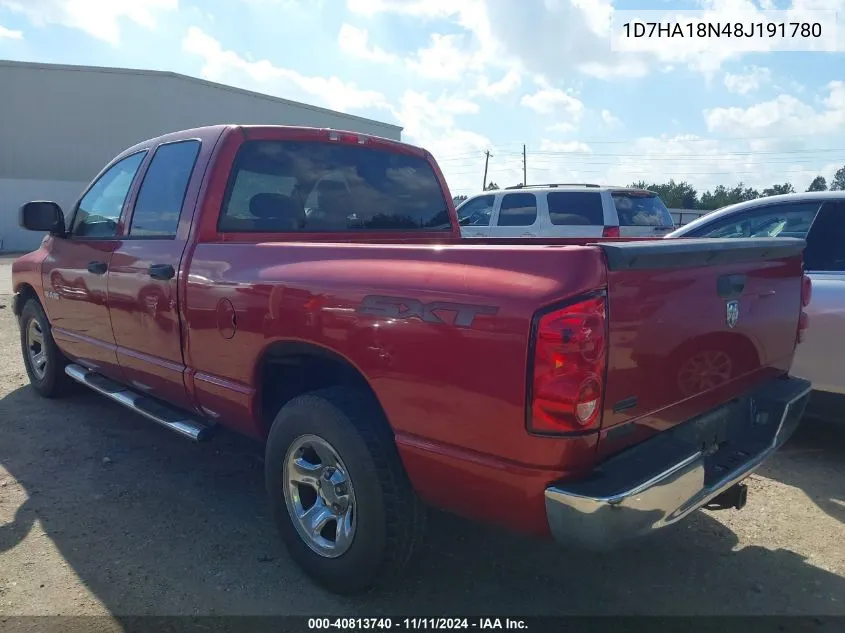 1D7HA18N48J191780 2008 Dodge Ram 1500 St