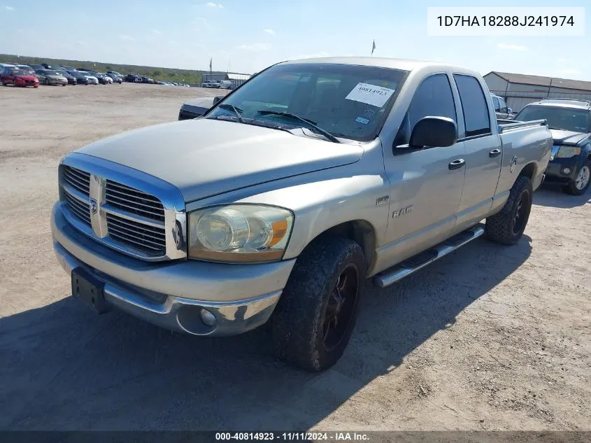 2008 Dodge Ram 1500 Slt VIN: 1D7HA18288J241974 Lot: 40814923