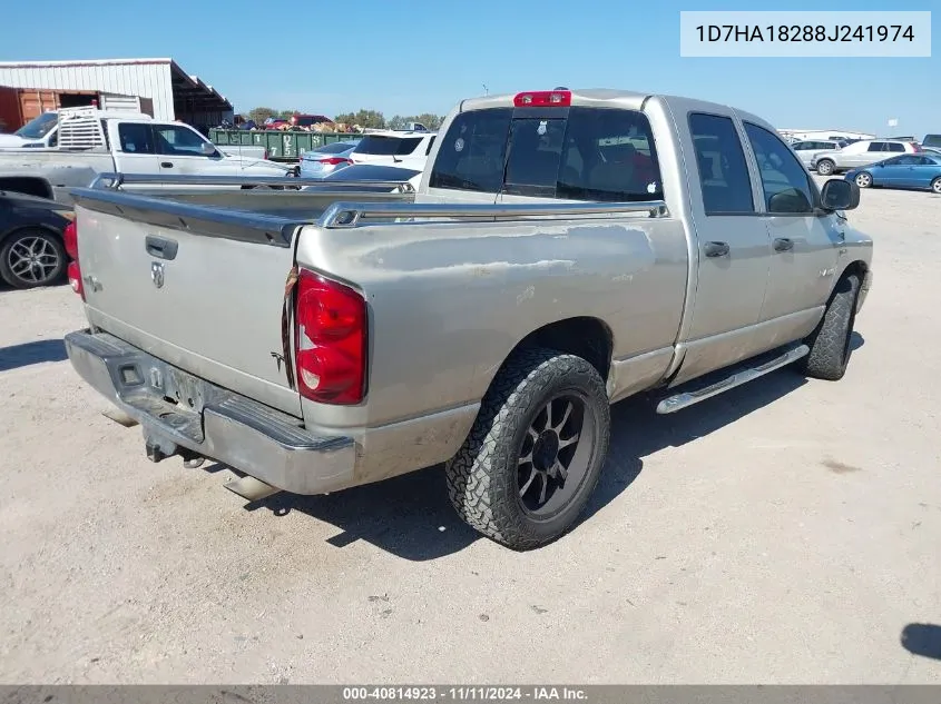 2008 Dodge Ram 1500 Slt VIN: 1D7HA18288J241974 Lot: 40814923