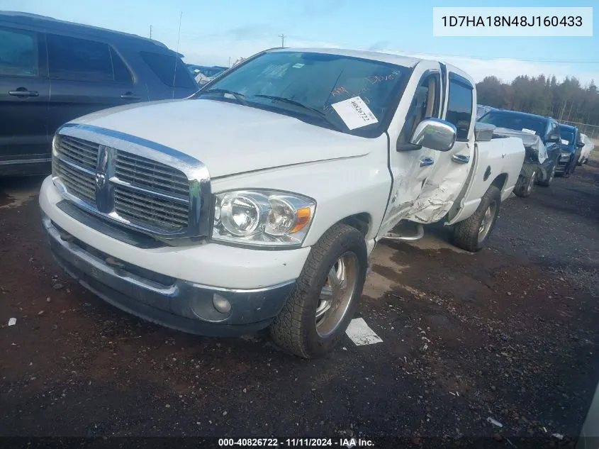 2008 Dodge Ram 1500 St/Slt VIN: 1D7HA18N48J160433 Lot: 40826722