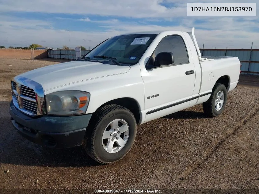 1D7HA16N28J153970 2008 Dodge Ram 1500 St/Sxt