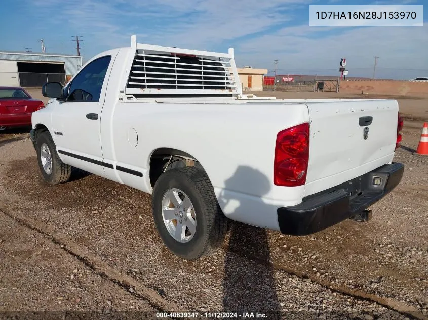 1D7HA16N28J153970 2008 Dodge Ram 1500 St/Sxt