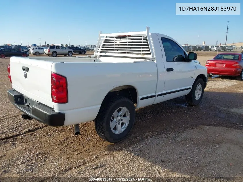 1D7HA16N28J153970 2008 Dodge Ram 1500 St/Sxt