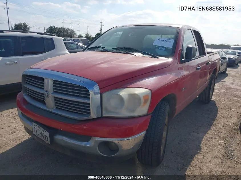 1D7HA18N68S581953 2008 Dodge Ram 1500 Slt