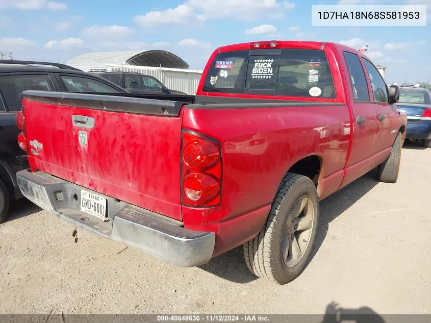 1D7HA18N68S581953 2008 Dodge Ram 1500 Slt