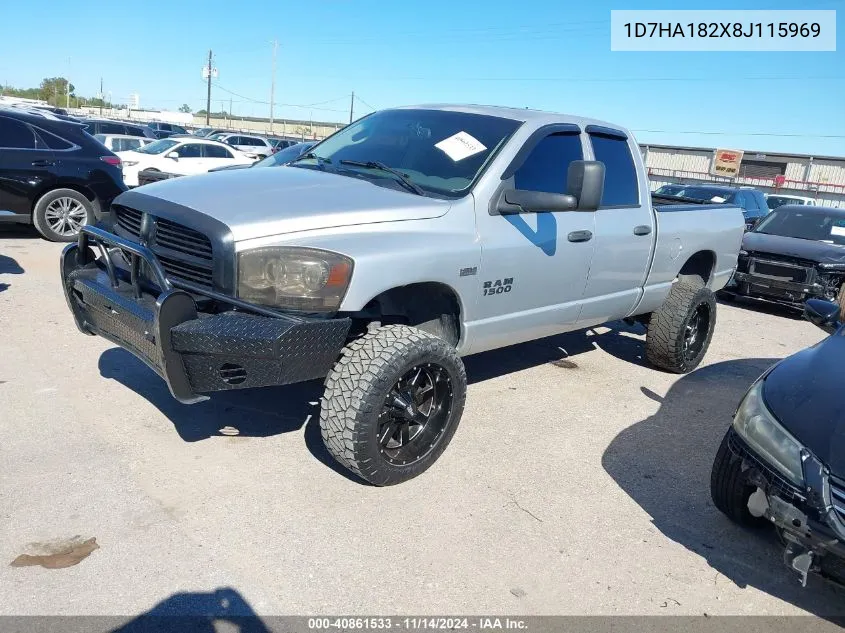 1D7HA182X8J115969 2008 Dodge Ram 1500 Slt