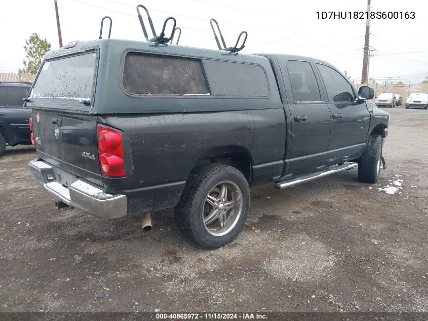 1D7HU18218S600163 2008 Dodge Ram 1500 Slt