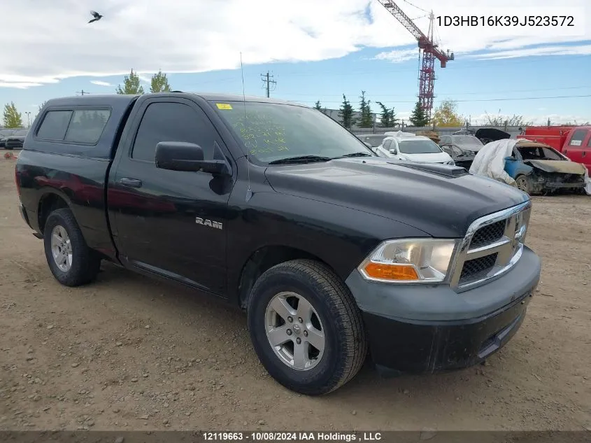 2009 Dodge Ram 1500 St VIN: 1D3HB16K39J523572 Lot: 12119663