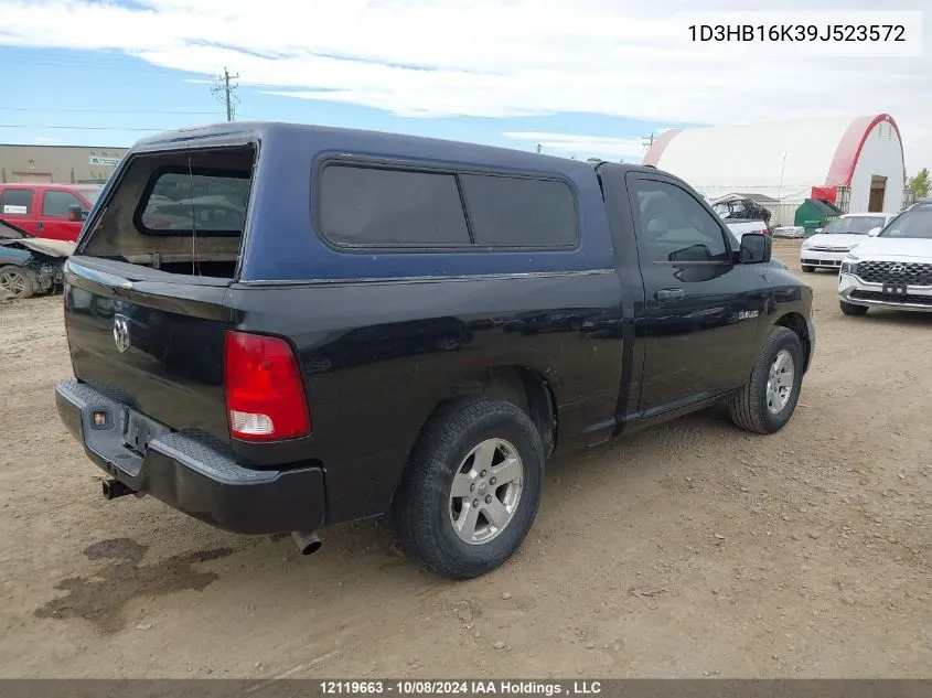 2009 Dodge Ram 1500 St VIN: 1D3HB16K39J523572 Lot: 12119663