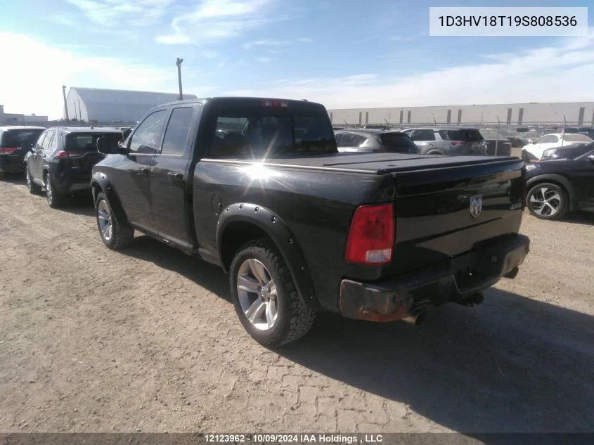 1D3HV18T19S808536 2009 Dodge Ram 1500