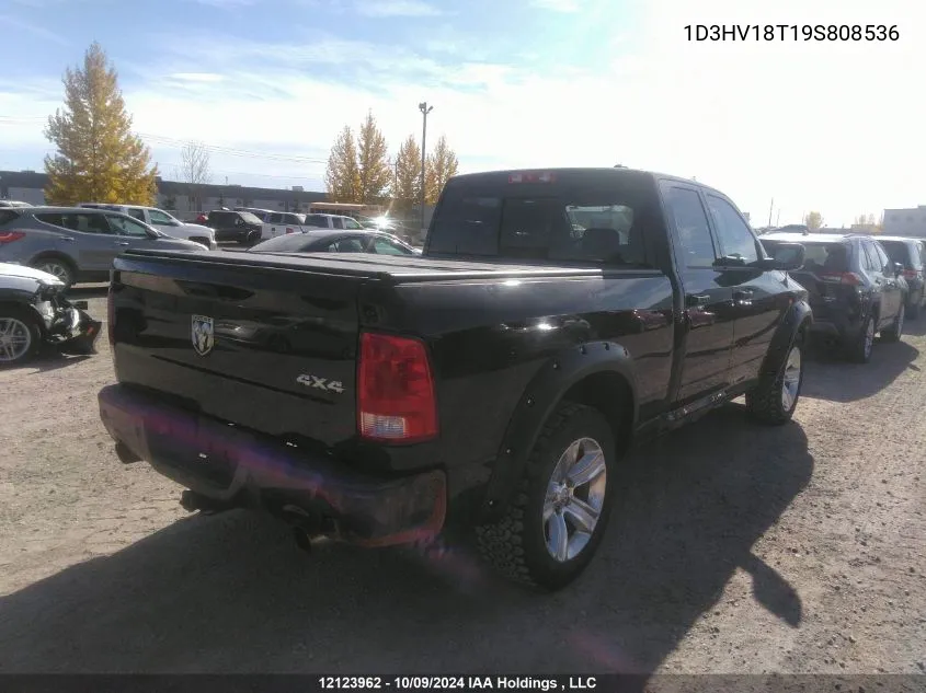 1D3HV18T19S808536 2009 Dodge Ram 1500