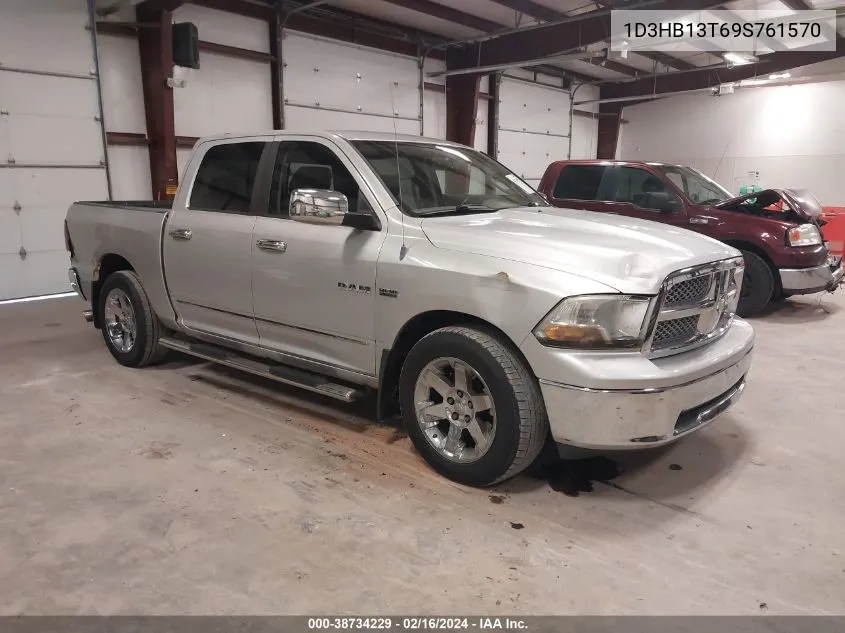 2009 Dodge Ram 1500 Slt/Sport/Trx VIN: 1D3HB13T69S761570 Lot: 38734229