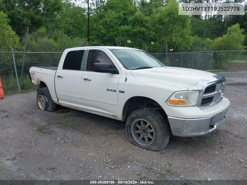 2009 Dodge Ram 1500 Slt/Sport/Trx VIN: 1D3HV13T19J522778 Lot: 39389198