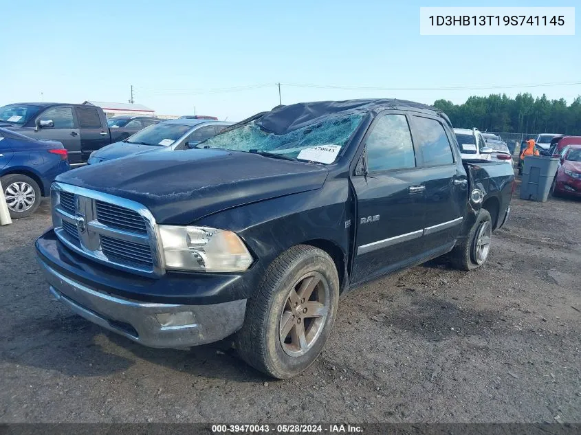 2009 Dodge Ram 1500 Slt/Sport/Trx VIN: 1D3HB13T19S741145 Lot: 39470043