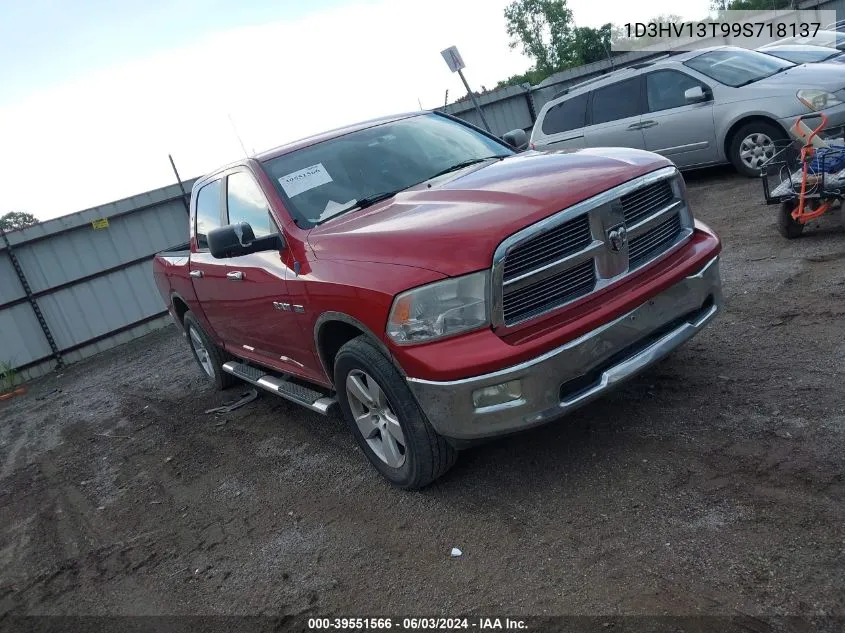 2009 Dodge Ram 1500 VIN: 1D3HV13T99S718137 Lot: 40863172