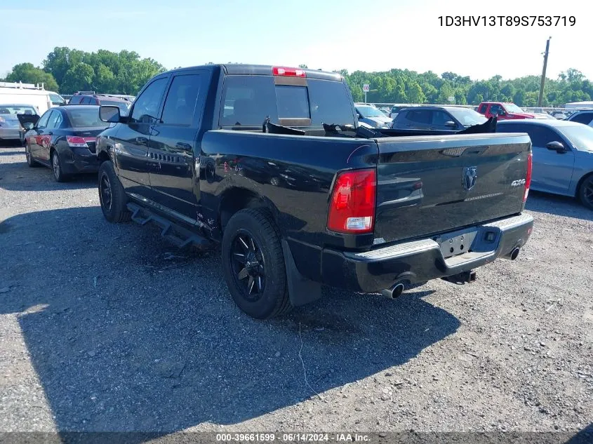 2009 Dodge Ram 1500 Slt/Sport/Trx VIN: 1D3HV13T89S753719 Lot: 39661599