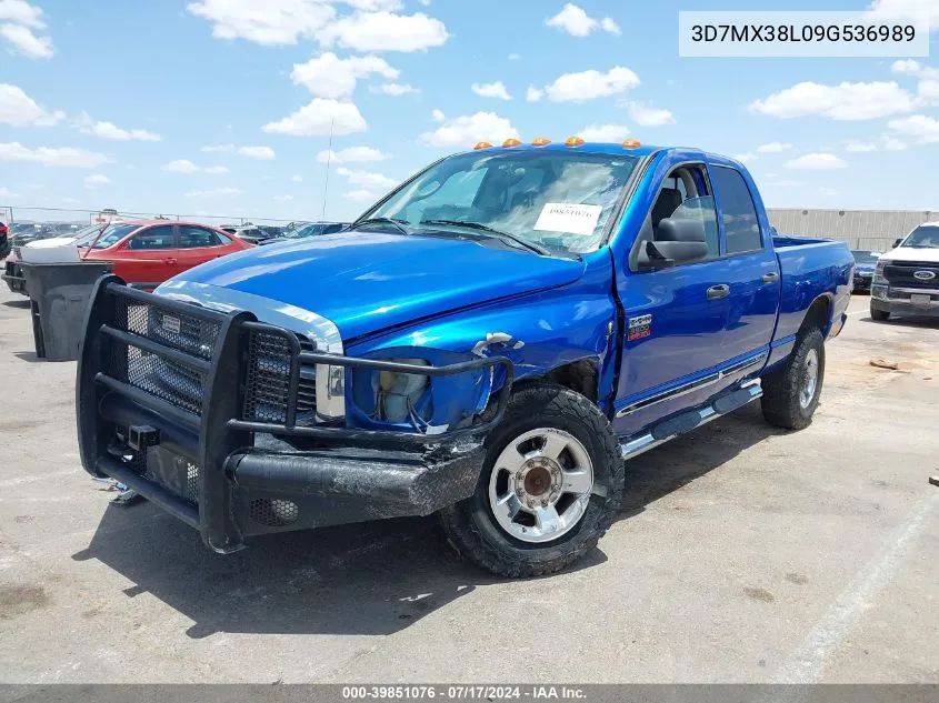 2009 Dodge Ram 3500 Laramie VIN: 3D7MX38L09G536989 Lot: 39851076