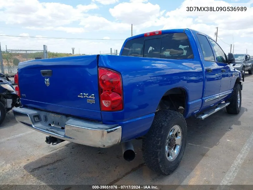 2009 Dodge Ram 3500 Laramie VIN: 3D7MX38L09G536989 Lot: 39851076