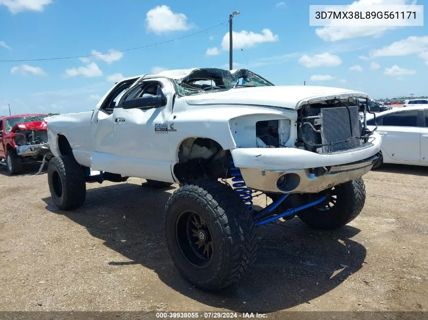 2009 Dodge Ram 3500 Slt VIN: 3D7MX38L89G561171 Lot: 39938055