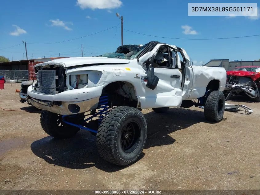 2009 Dodge Ram 3500 Slt VIN: 3D7MX38L89G561171 Lot: 39938055