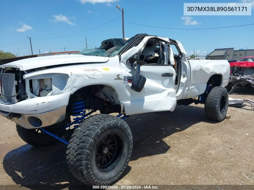 2009 Dodge Ram 3500 Slt VIN: 3D7MX38L89G561171 Lot: 39938055