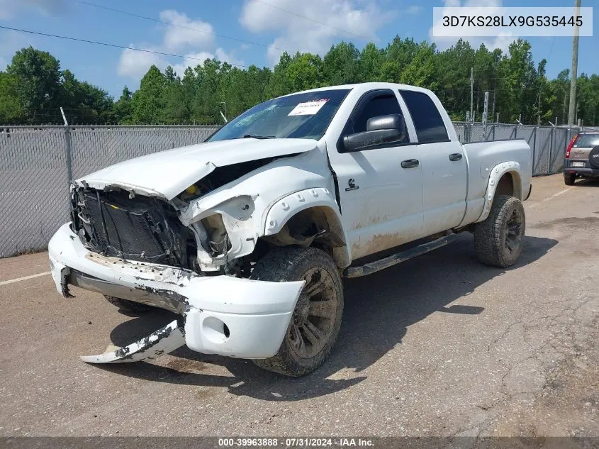 3D7KS28LX9G535445 2009 Dodge Ram 2500 St