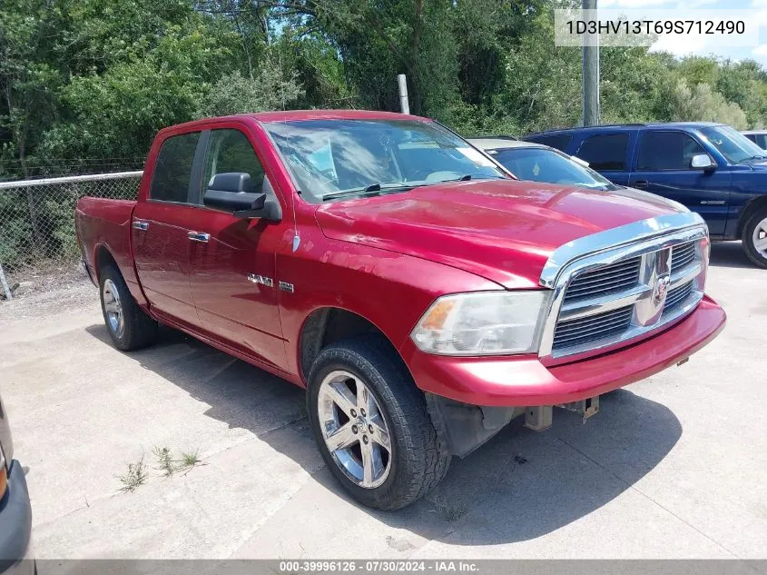 2009 Dodge Ram 1500 Slt/Sport/Trx VIN: 1D3HV13T69S712490 Lot: 39996126